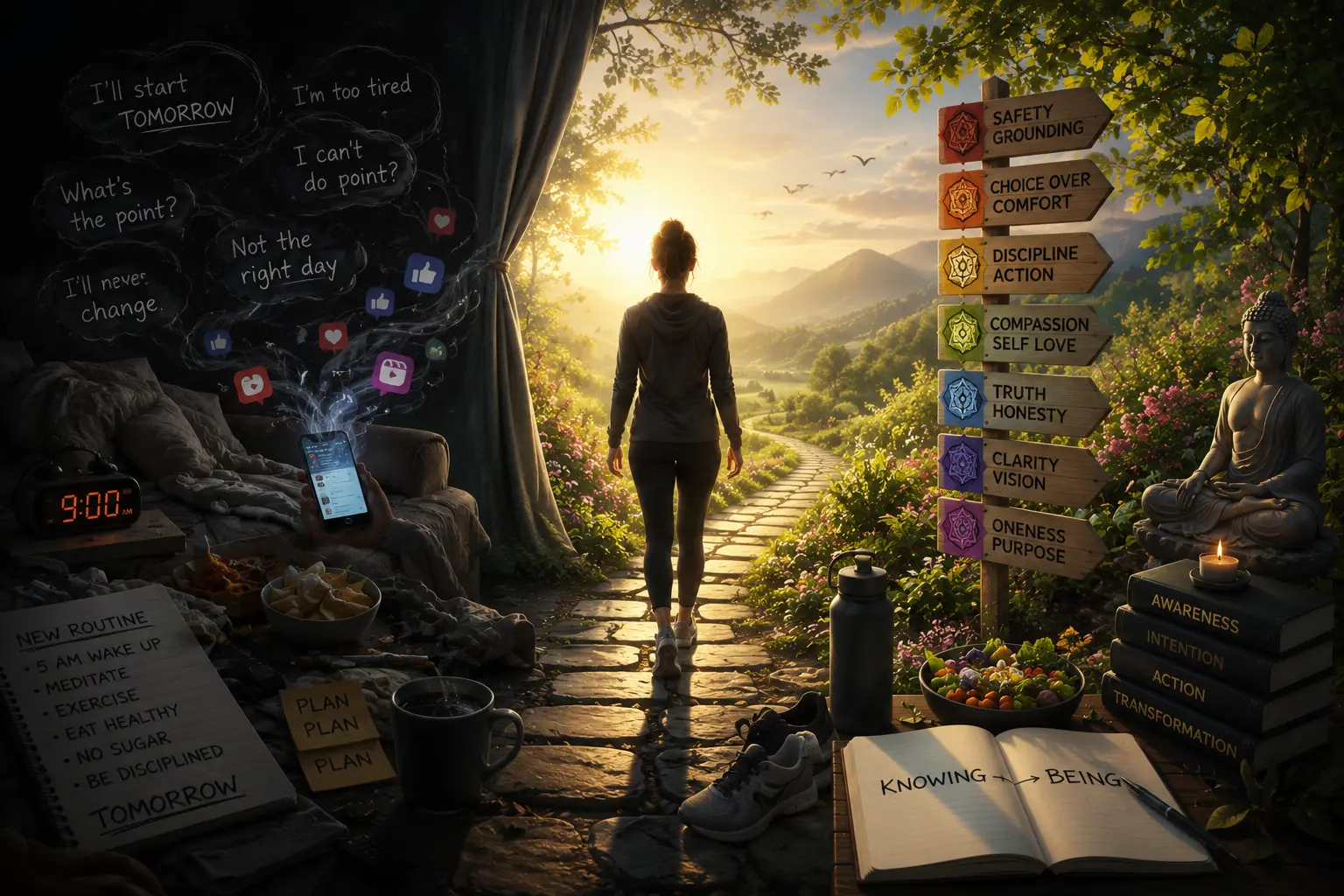 From Knowing to Being: The Journey from Awareness to Action